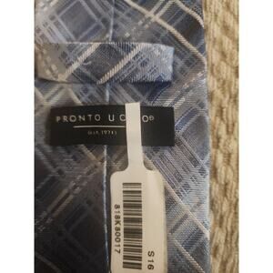 Pronto Uomo Men's 100% Silk Striped Men’s Neck Tie Made in Italy Classic Tie NWT